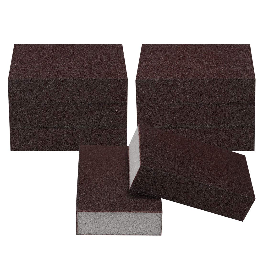 Éponge à récurer marron 10,2 x 7,1 cm idéale pour l'entretien de la cuisine