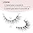 Onlyall Soft Fluffy Natural Look Wispy 1 Lashes, Flared 1 Eyelashes, 7 Pairs D1 Natural (6-13MM)