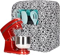 Vista 17 de Funda para batidora de cocina Kitchen Aid compatible con batidoras de 6 a 8 cuartos de galón Kitchen Aid/Hamilton de pie/cabeza inclinable