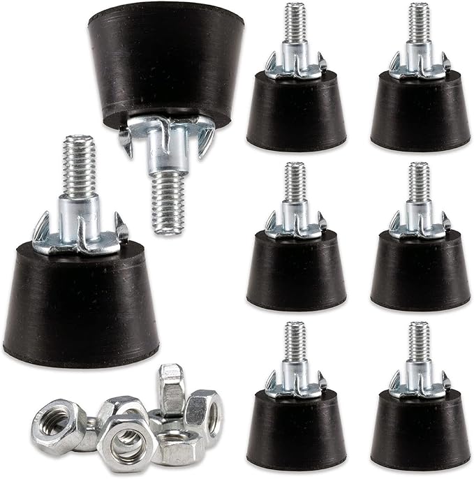 NEWBYTEK M6 Thread Furniture Leveling Feet Screw in Threaded Furniture Levelers