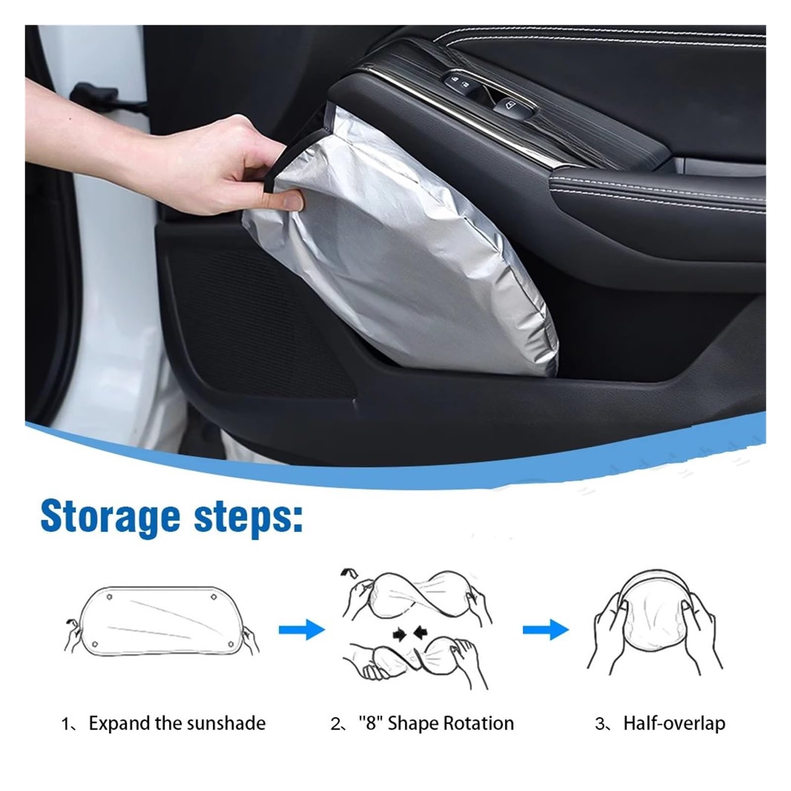 Auto Parasole Auto Parabrezza Pieghevole Coperture Visiere Protezione Solare Ombrellone Per Mazda Per CX-5 2017 2018 2019 2020 2021 2022 2023 Visiera parasole auto