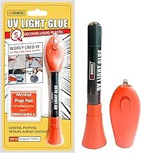 LOCBONDSO 0.1 oz (4 g) Instant Adhesive, UV Adhesive, Strong, Waterproof, Heat Resistant, Hardens in 5 Seconds, Glue, Rhinestones, ABS, For Crafts, Plastic, Ceramics, Woodworking, Plastic Models