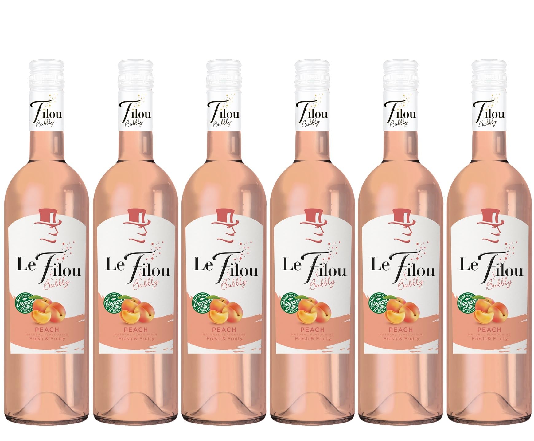 Le Filou - Bubbly Peach - Flavoured and sparkling wine cocktail (6 x 0,75L)