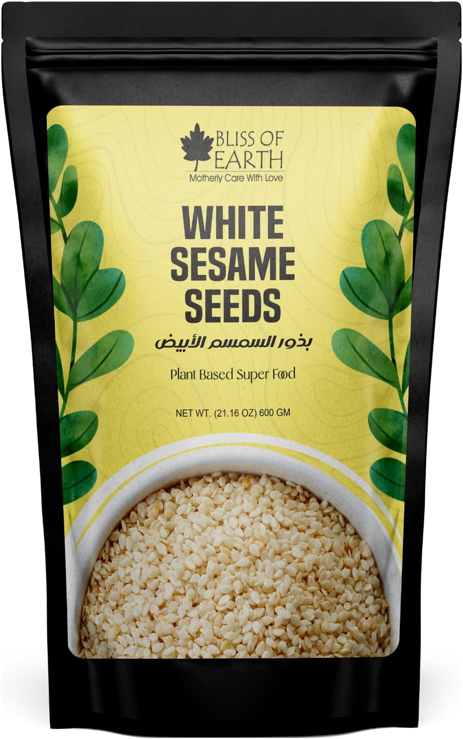 White Sesame Seeds For Eating & Baking, 600 gm Whole Til Seeds