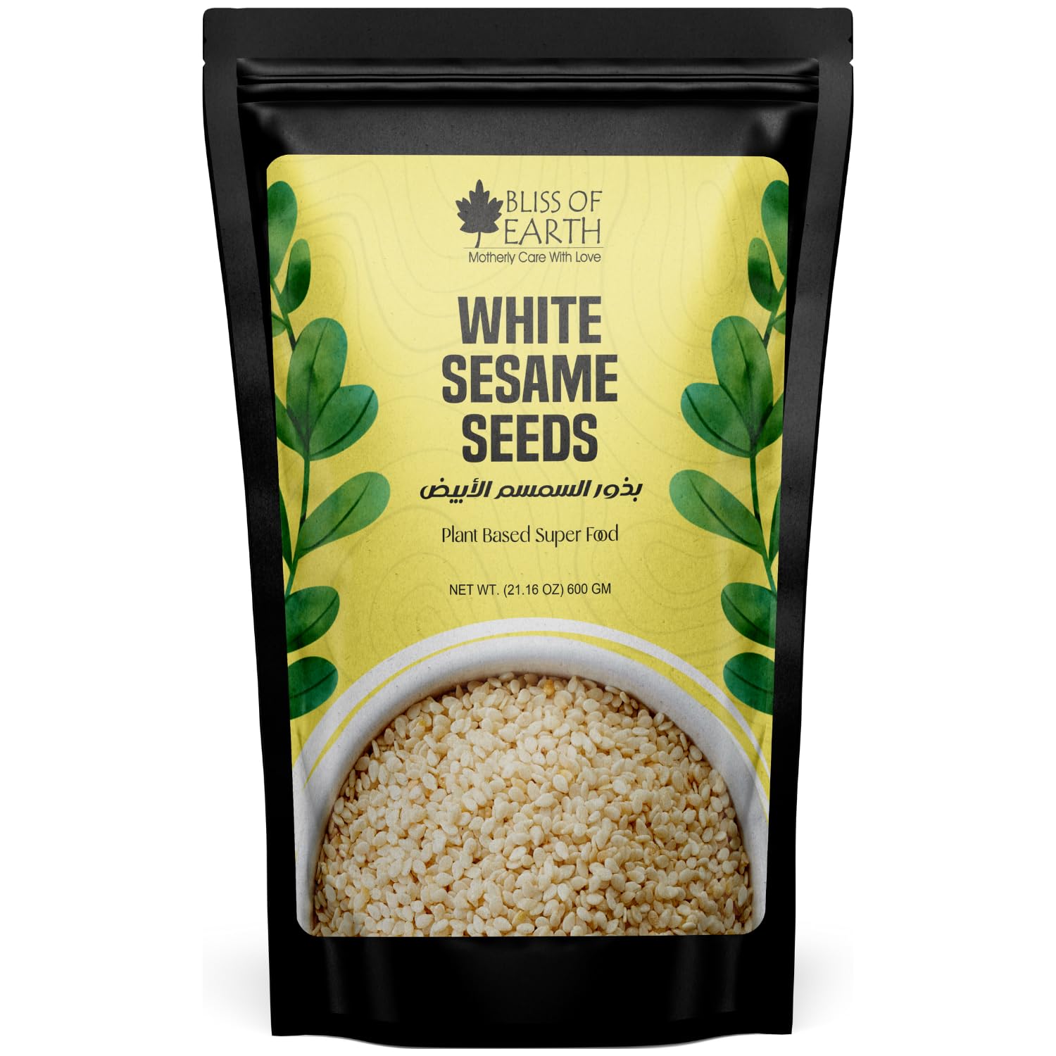 White Sesame Seeds For Eating & Baking, 600 gm Whole Til Seeds