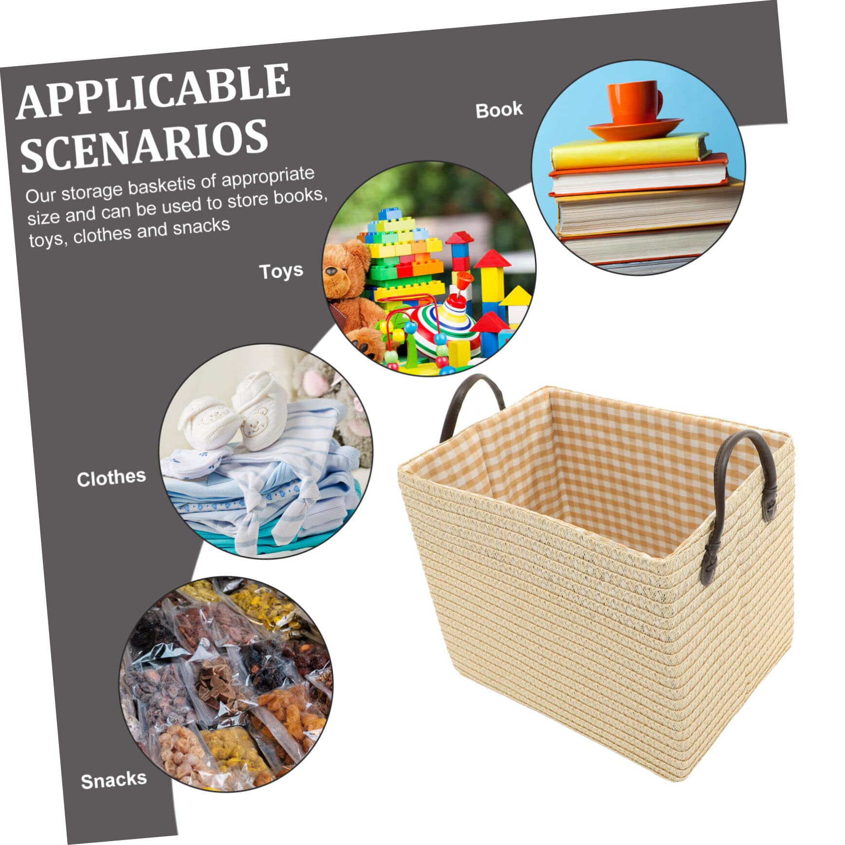 Cesto Portaoggetti Per Scale Cabilock - Organizer A Forma Di L In Feltro Per Bambini E Casa - Foto 2