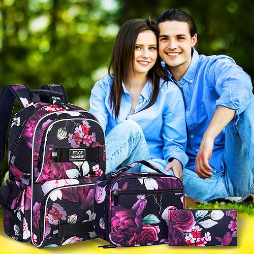 Miniatura 7 de FTJCF Mochila para laptop, mochila escolar de 16 pulgadas, mochila universitaria, mochilas resistentes al agua para adolescentes, niñas, niños,