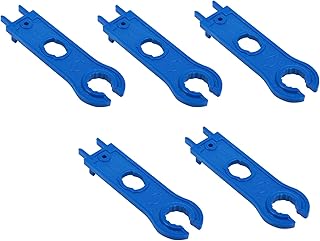 CLISPEED Ferramenta De Desmontagem De Painel Solar 5Pcs de Crimpagem Ferramentas Macho Fêmea Painel Solar de Montagem de Ferramentas Chave de Kit de Ferramentas Azul Chave De Painel Solar