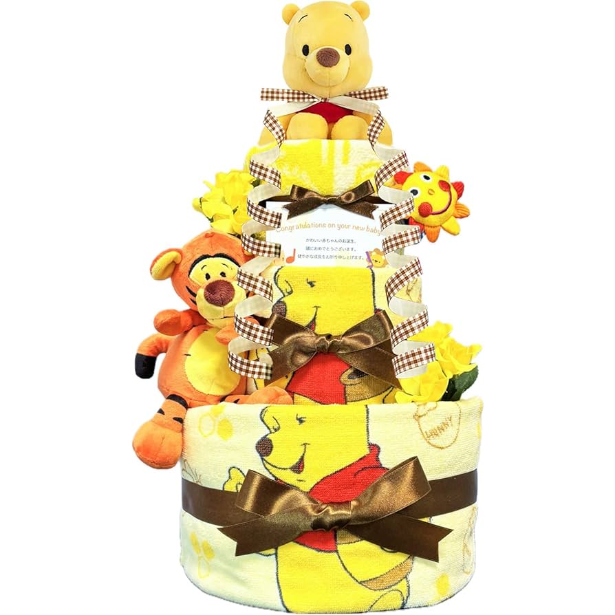 おむつケーキ Sassy（知育玩具） 出産祝い おむつケーキ Fun スマイリー Sassy