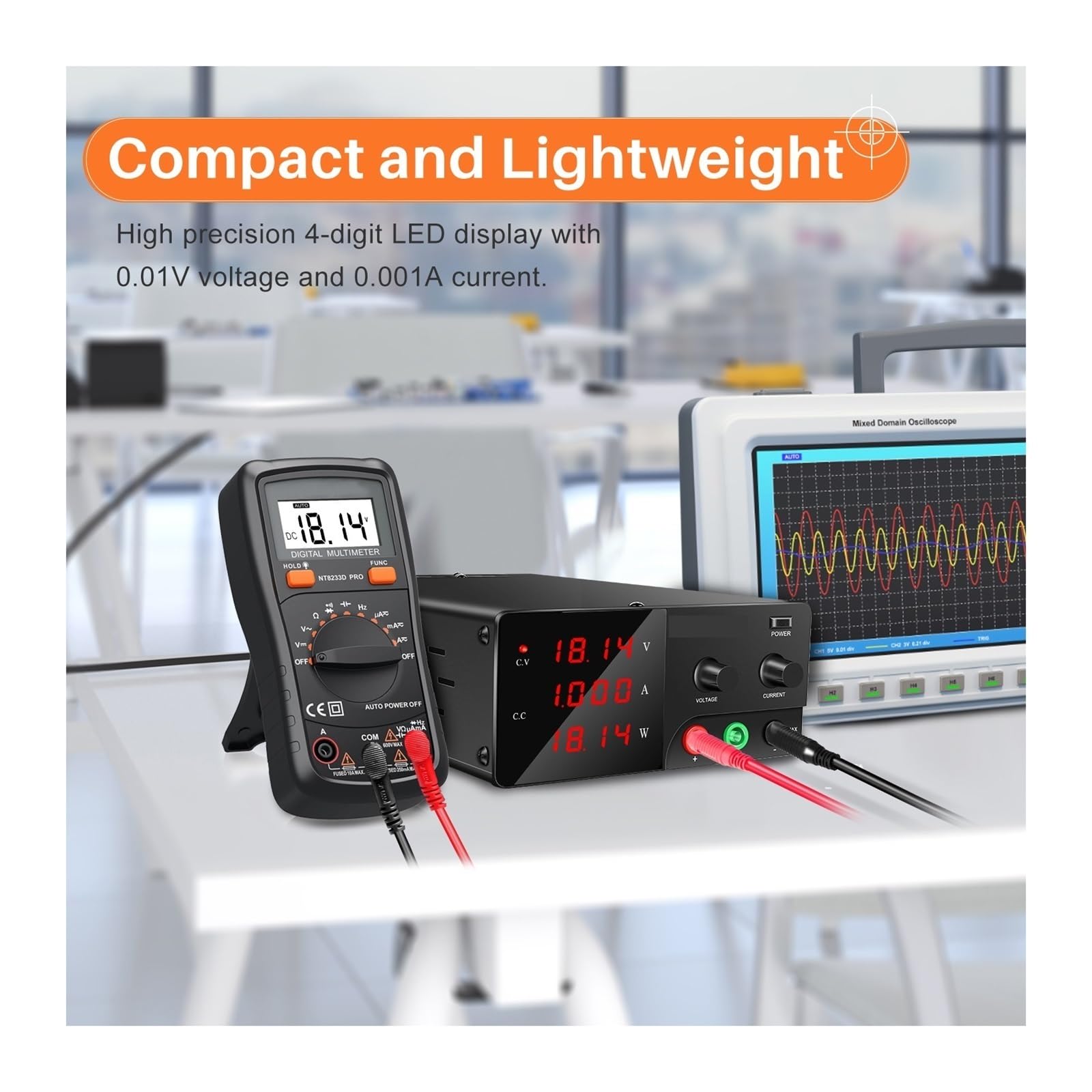 Fuente de alimentación de CC, Fuente De Alimentación Banco Laboratorio, 30V, 30A, 20A, 60V, 10A, 900W, CC Regulada Digital Ajustable, Voltaje Variable(60V 10A R-SPS6010)