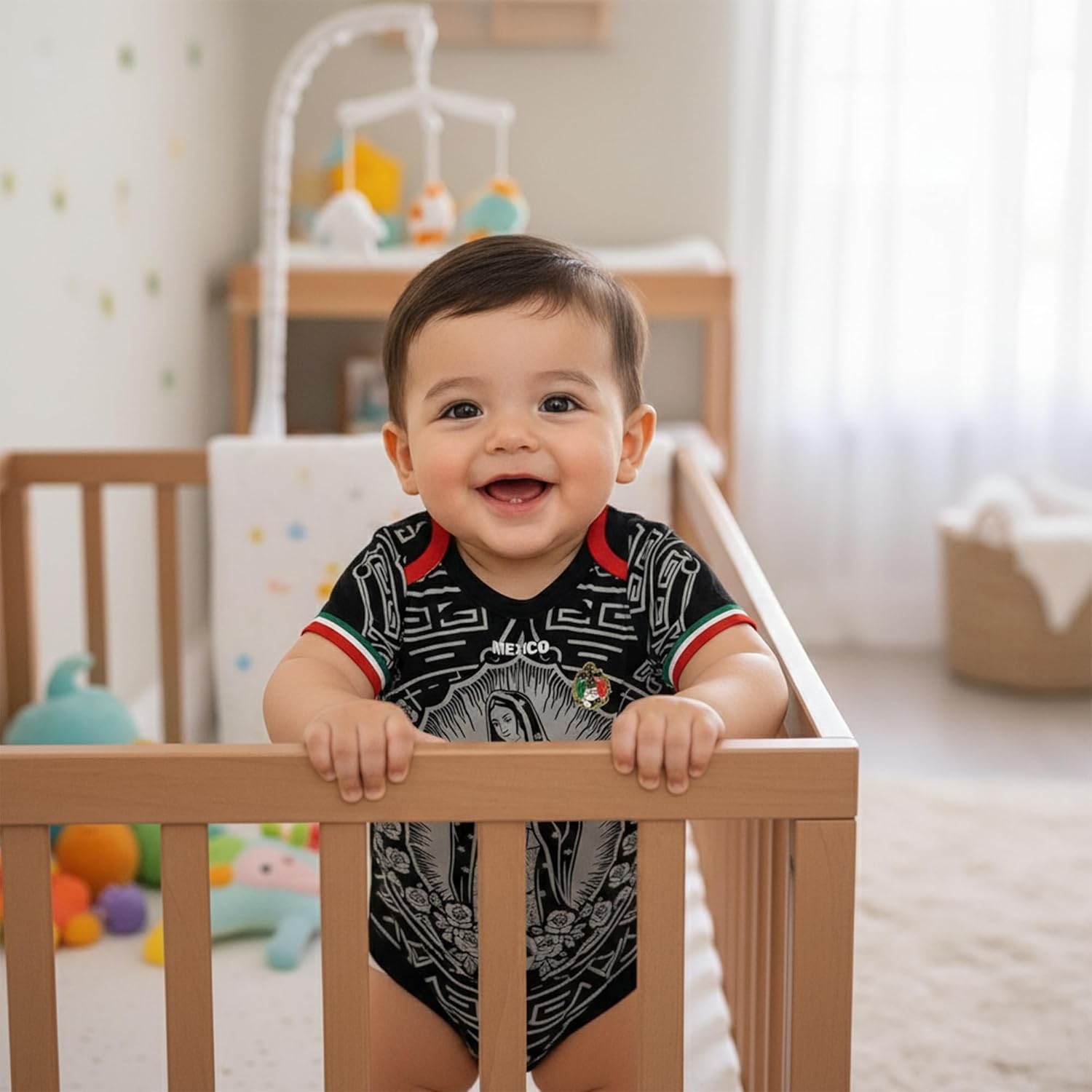 Mexico Soccer Baby Onesie Infant Jersey Bodysuit Toddler Mexico Soccer Jersey Outfit Funny Mexican Baby Clothes Gift - Image 7