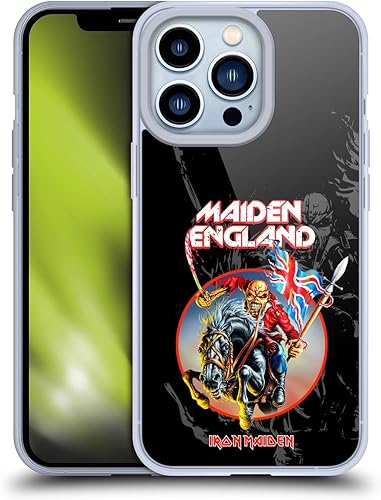 Miniatura 10 de Head Case Designs Funda de gel suave con licencia oficial de Iron Maiden Live After Death Tours, compatible con Apple iPhone 13 Pro
