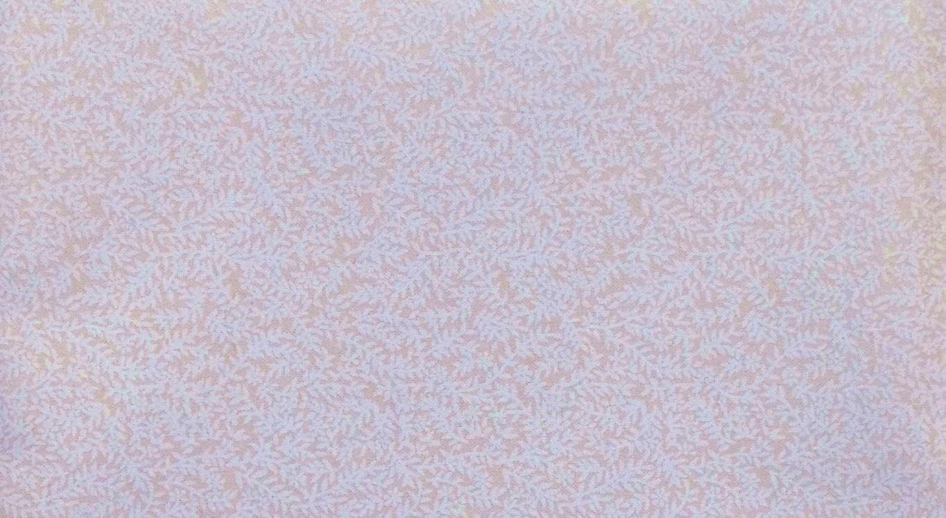 Supreme Quilt Backing, King, Seamless, from AQCO, Vines White on Cream, 108"x108"