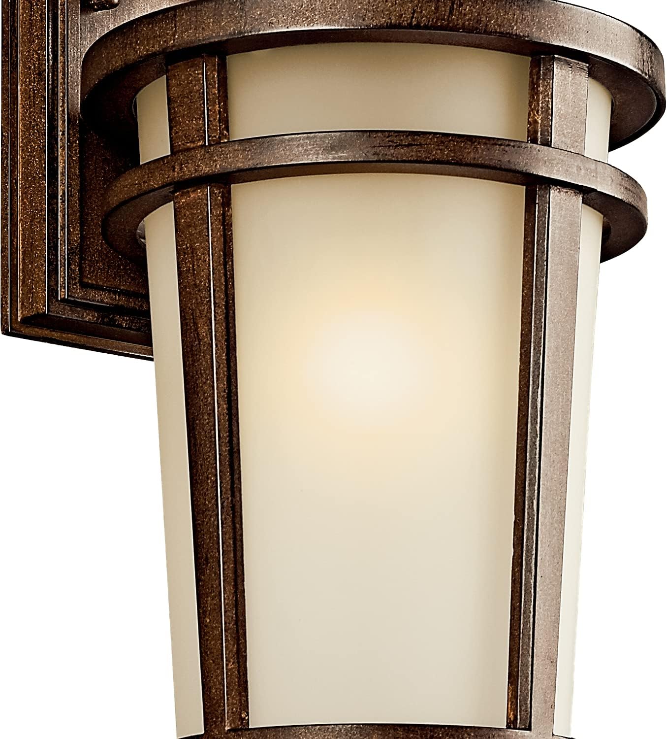 Bеѕt Rеvіеw Atwood 14.25 1 Light Outdoor Wall Light with Light Umber Mist and Brown Stone