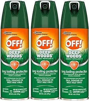 RaidOFF Off Deep Woods Insect Repellent 6oz (Pack of 3)