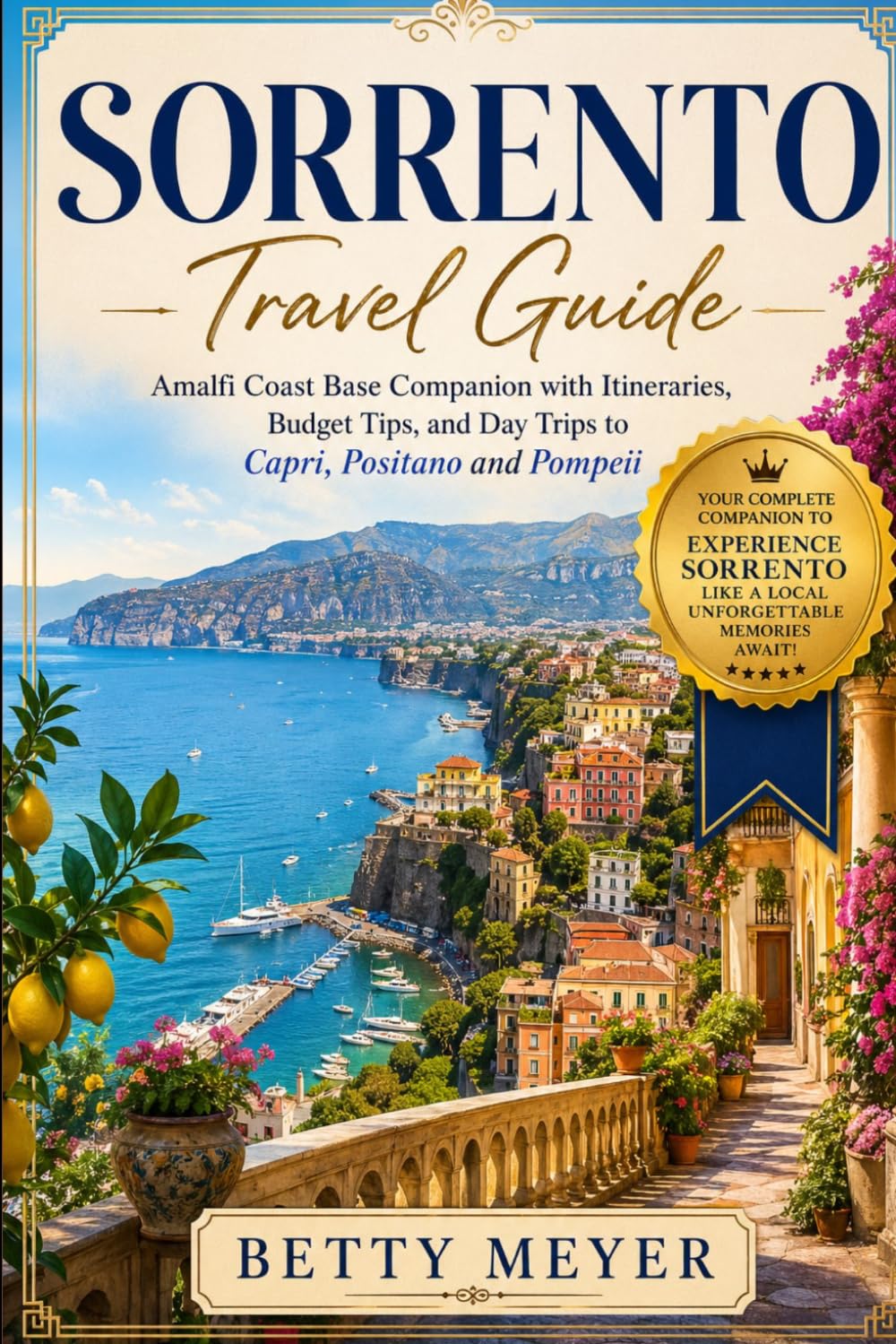 Sorrento Travel Guide: Amalfi Coast Base Companion with Itineraries, Budget Tips and Day Trips to Capri, Positano and Pompeii (Guidebook Travel by Betty M. Meyer)