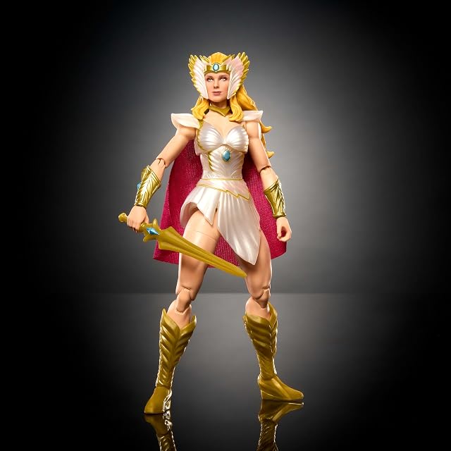 Foto 2 de 6 de Masters of the Universe Masterverse New Etheria She-Ra Figura de acción de MOTU de 17,78cm con 30 puntos…