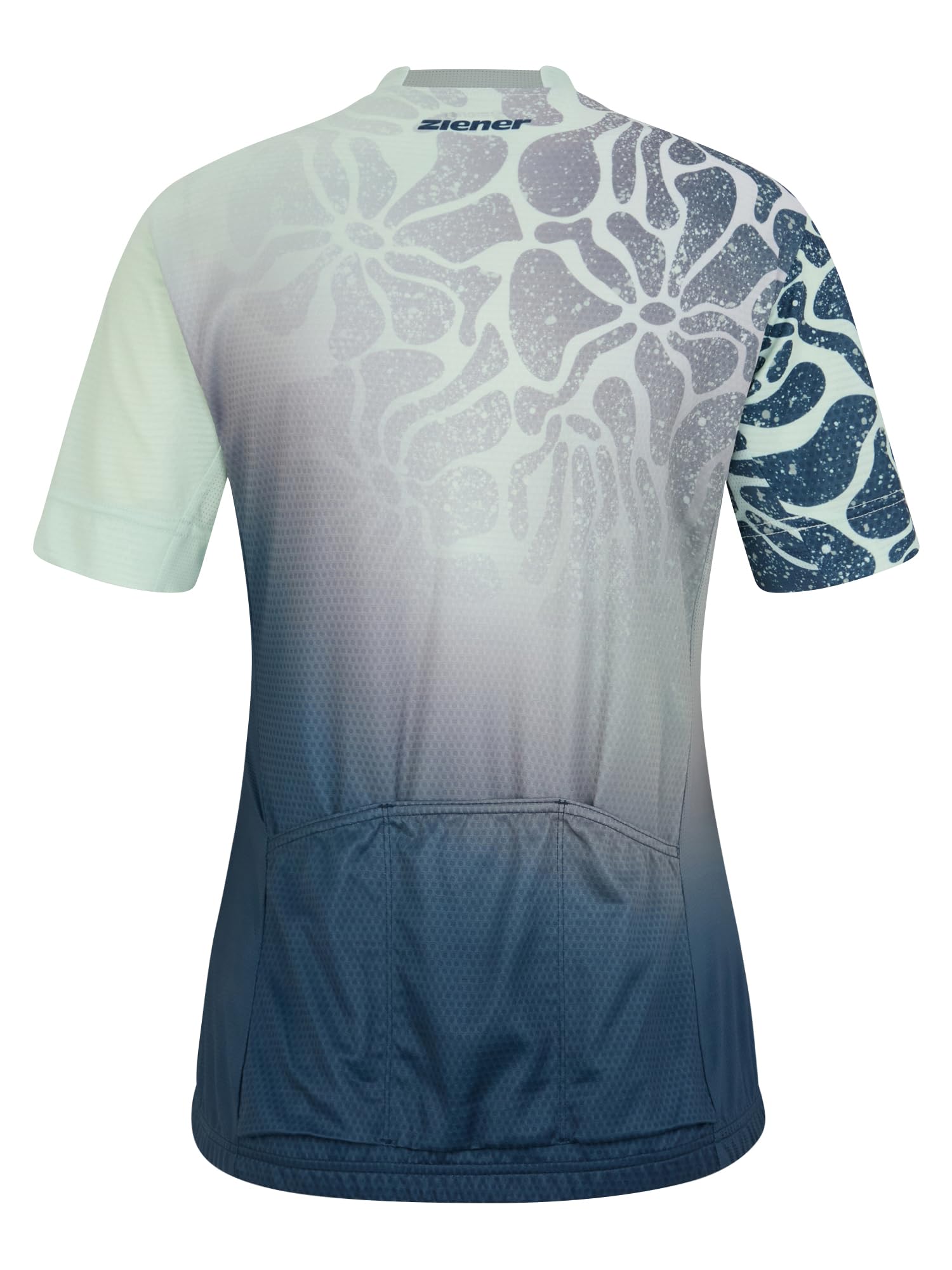 Ziener Damen NELENIA Fahrradtrikot/Radtrikot - Mountainbike|Rennrad - atmungsaktiv, schnelltrocknend, elastisch, Kurzarm, hale Navy, 36