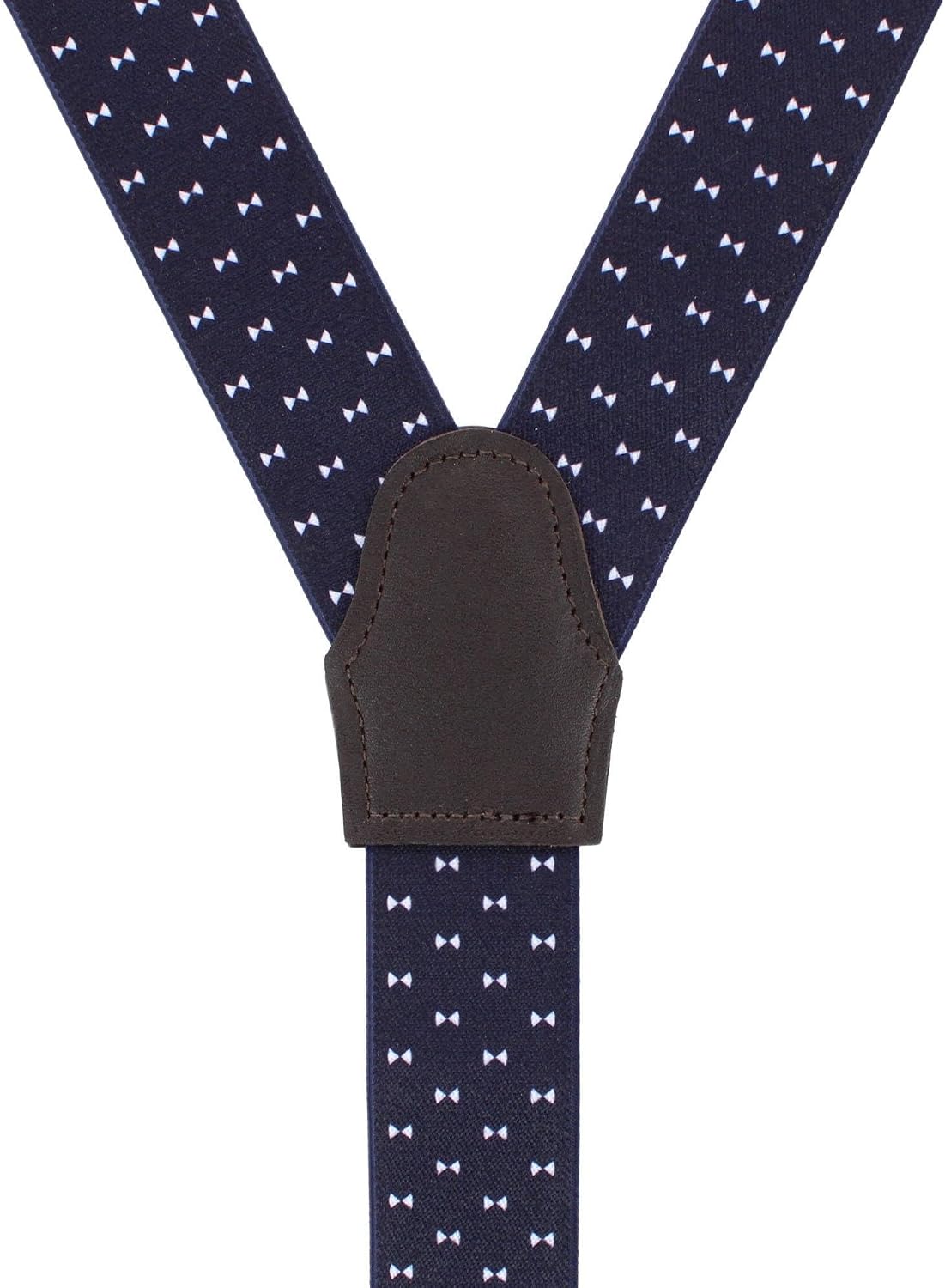 Trafalgar Men's The Micro Bow Classic Elastic Button End Braces (Suspenders)