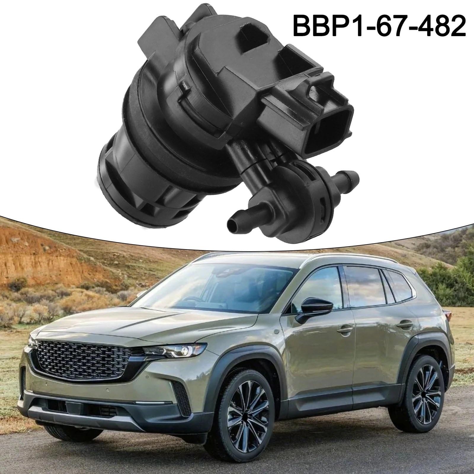 Bomba Limpiaparabrisa Bomba lavaparabrisas de coche BBP1-67-482 860310-9210 Bomba de Agua para Limpiaparabrisas | Para Mazda 3 5 CX-5 CX-8 CX-9 Accesorios de Motor de pulverización de agua automática