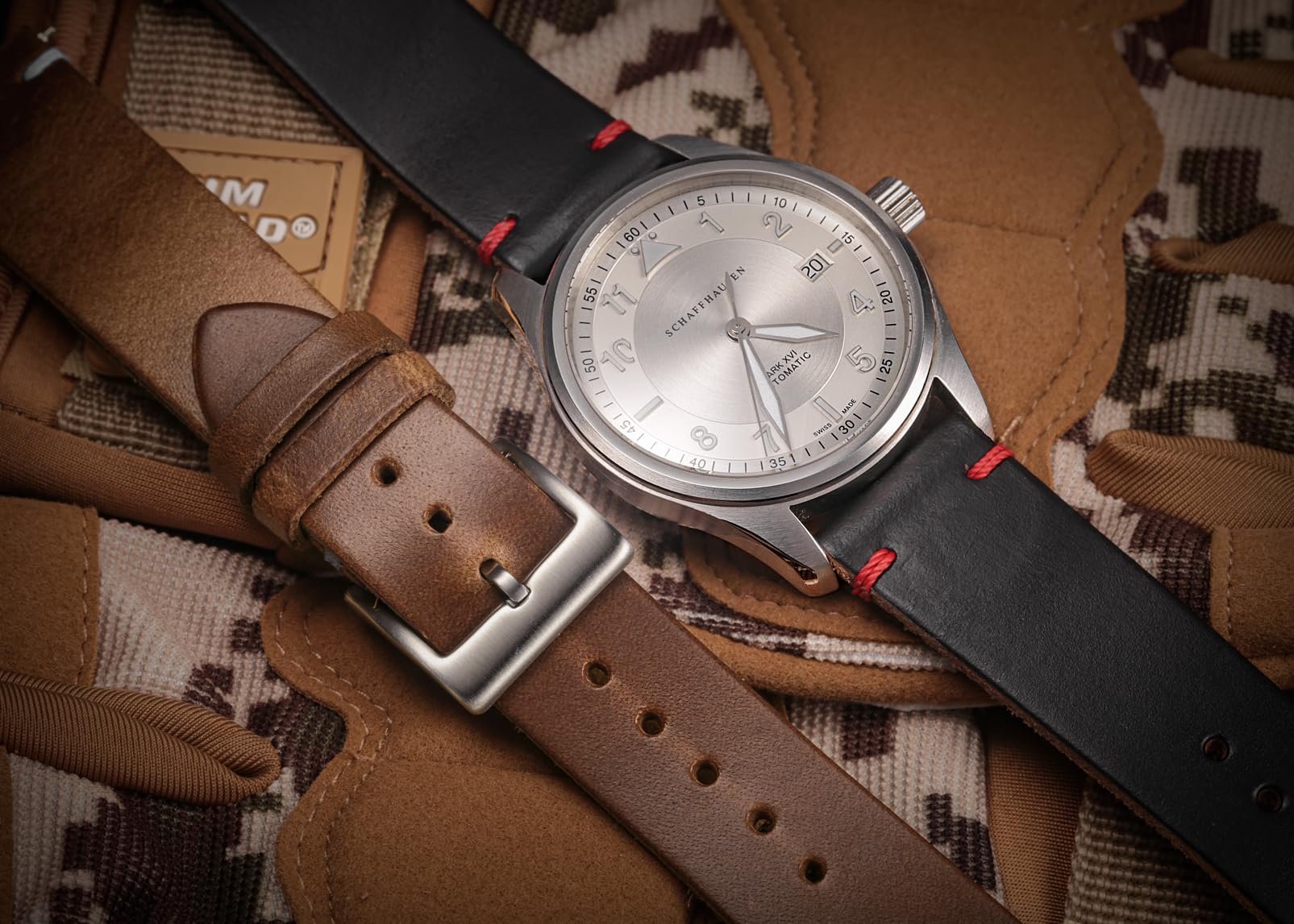 Soft Horween Leather Watch Bands for Men 19mm Watch Strap Quick Release Vintage Watch Wrap with Heavy Duty Dust Buckle - Image 2
