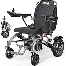 Electric Wheelchair for Adults & Seniors, Gray