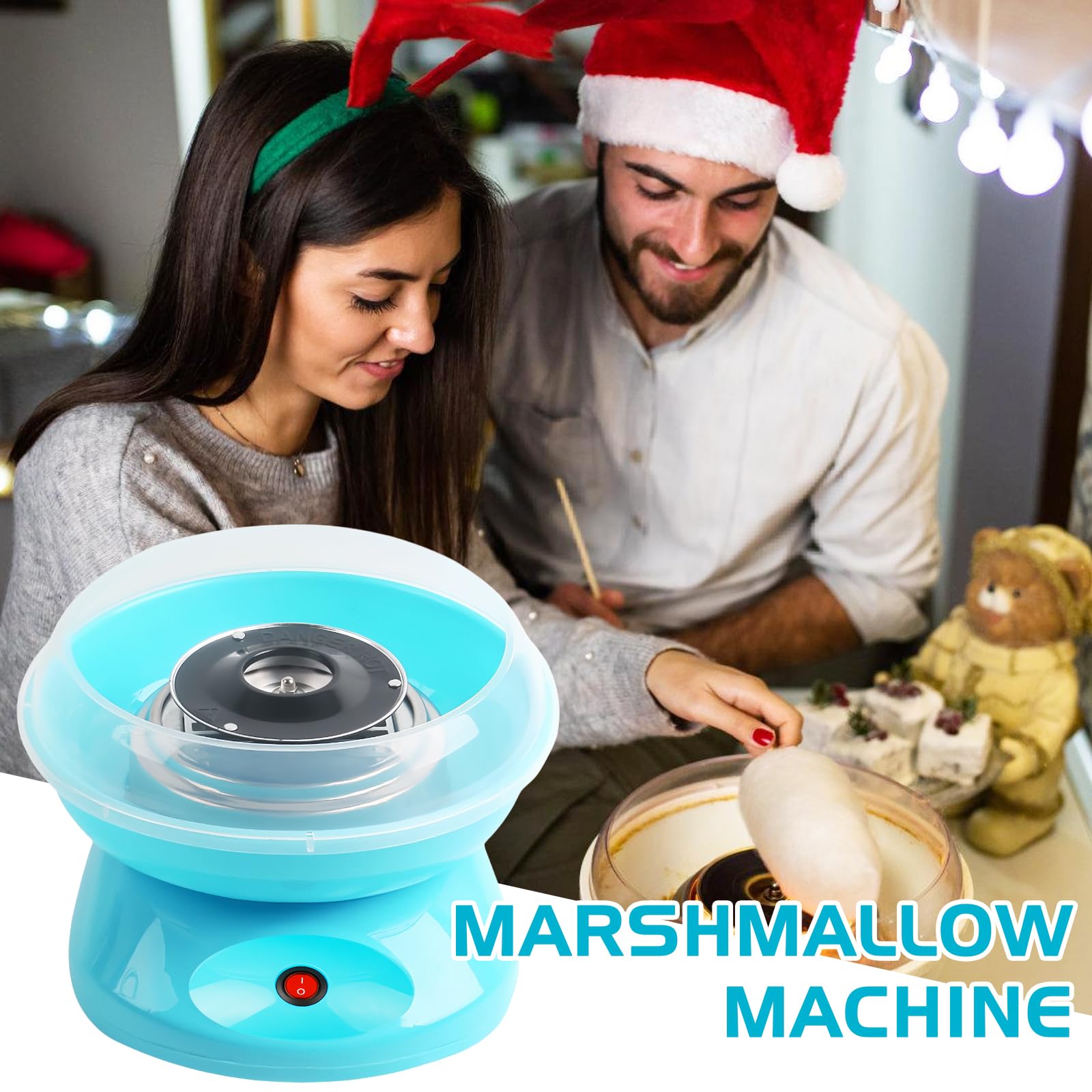 Machine À Barbe À Papa, Cotton Candy Machine, Machine À Bonbons En Coton, Électrique Candy Floss Maker 450w Avec Accessoires Pour Anniversaire Diverses Fêtes Facile À Utiliser Et À Nettoyer