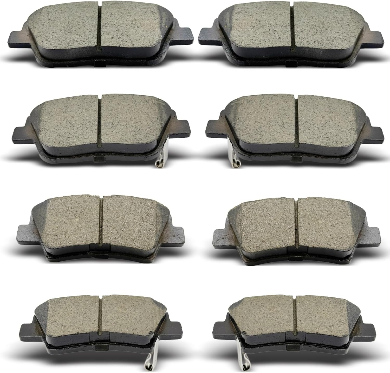 D1444 D1445 8PCS Front Rear Ceramic Brake Pads Set Fit For 2011-2015 Hyundai Sonata,For 2011-2016 Kia Optima