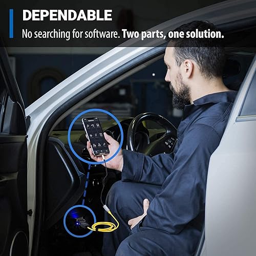 Miniatura 6 de Enet OBD2 RJ45 Cable,Ethernet 6.6ft/2M Cable RJ45 ethernet Connector Tools to OBDII Interface Cable Car Diagnostic Coding F-Series