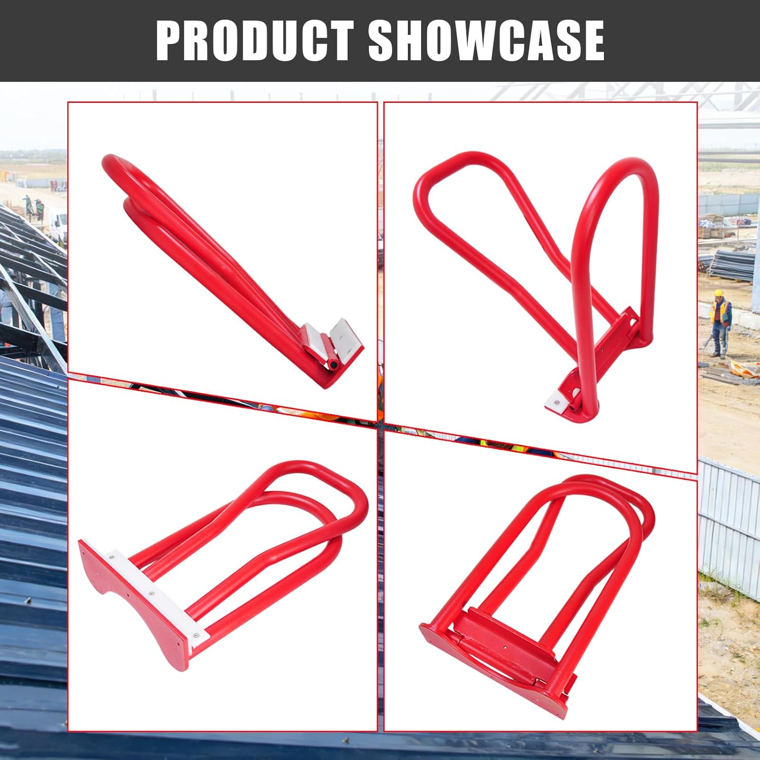 HTSL25E2 Roof Eaves Seam Bender - 90° to 180° Roof Edge Hemming Crimper Tool for Standing Seam Metal Roofing