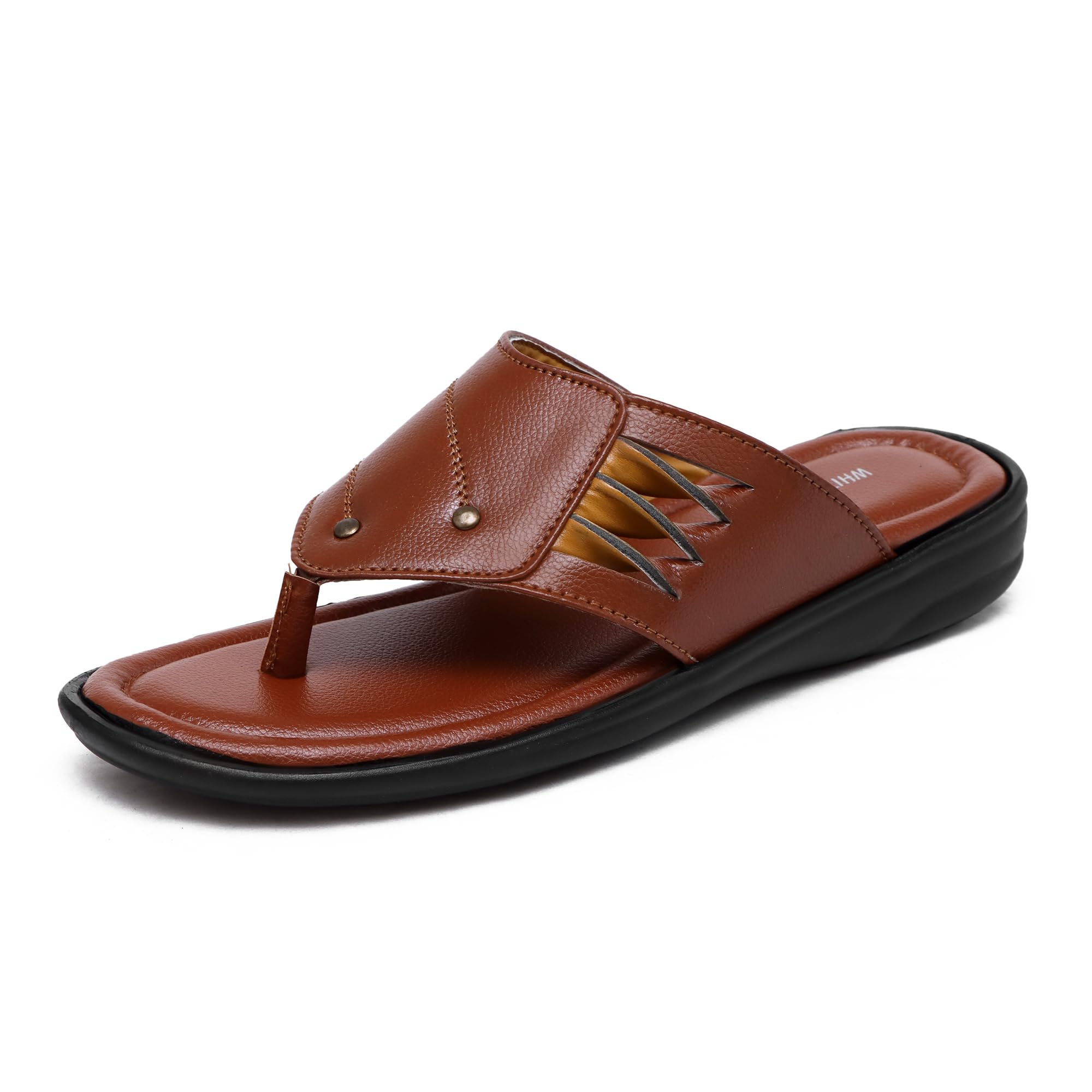 White Walkers Men Tan Wegan Leather Ethnic Slipper - 10 UK (B0BYVYFF5S) Amazon Price History, Amazon Price Tracker