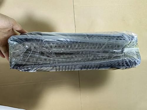 Miniatura 10 de Garoopion Tapete de arena para gatos, tamaño XL, tapete impermeable de EVA, tapete de arena para gatitos, tapete de doble capa con control de