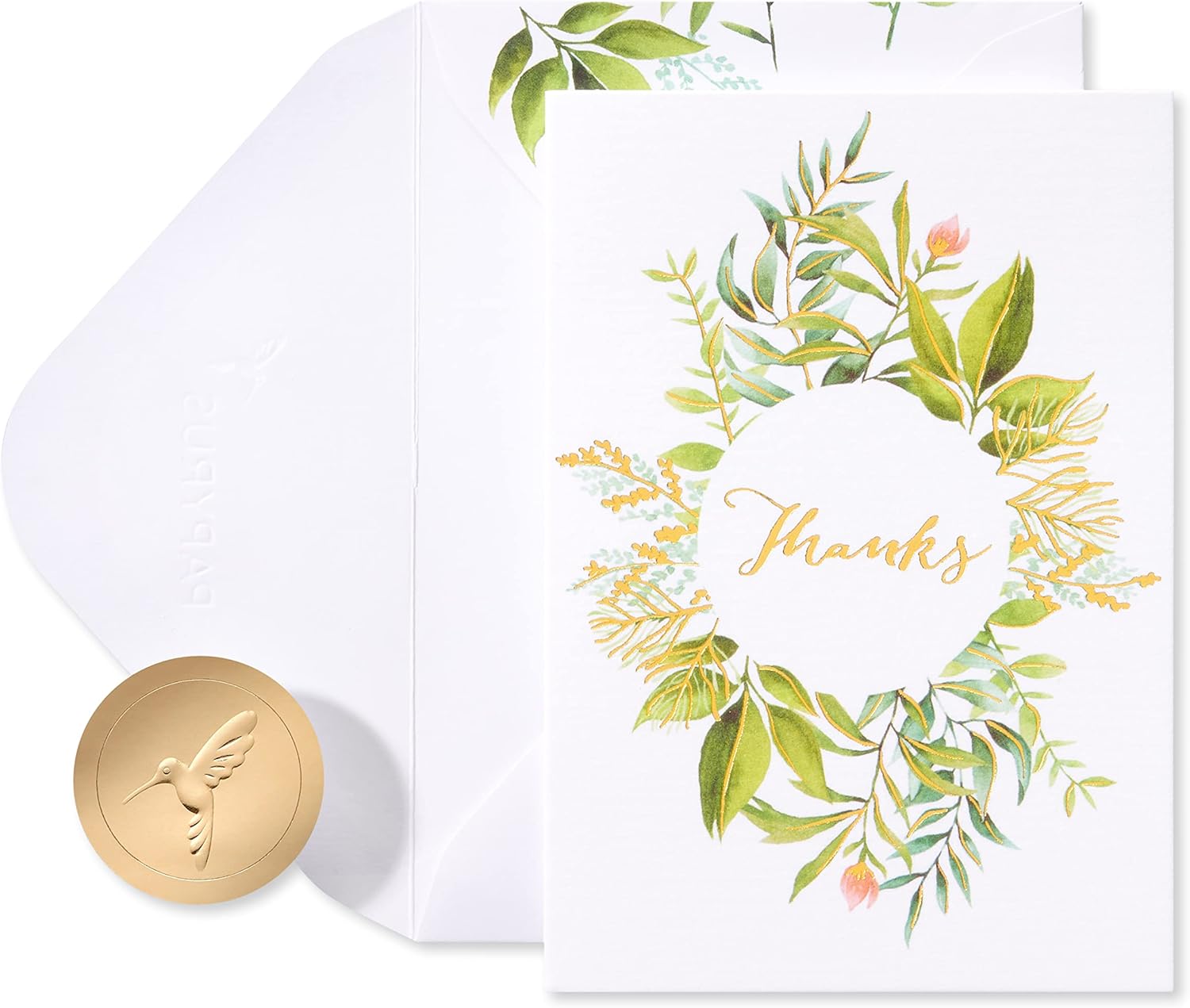 Papyrus Thank You Cards with Envelopes, Merci (14-Count) : Health & Household