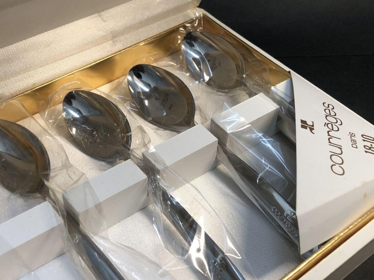 Amazon | courreges クレージュ スプーン ステンレス スチール 5本