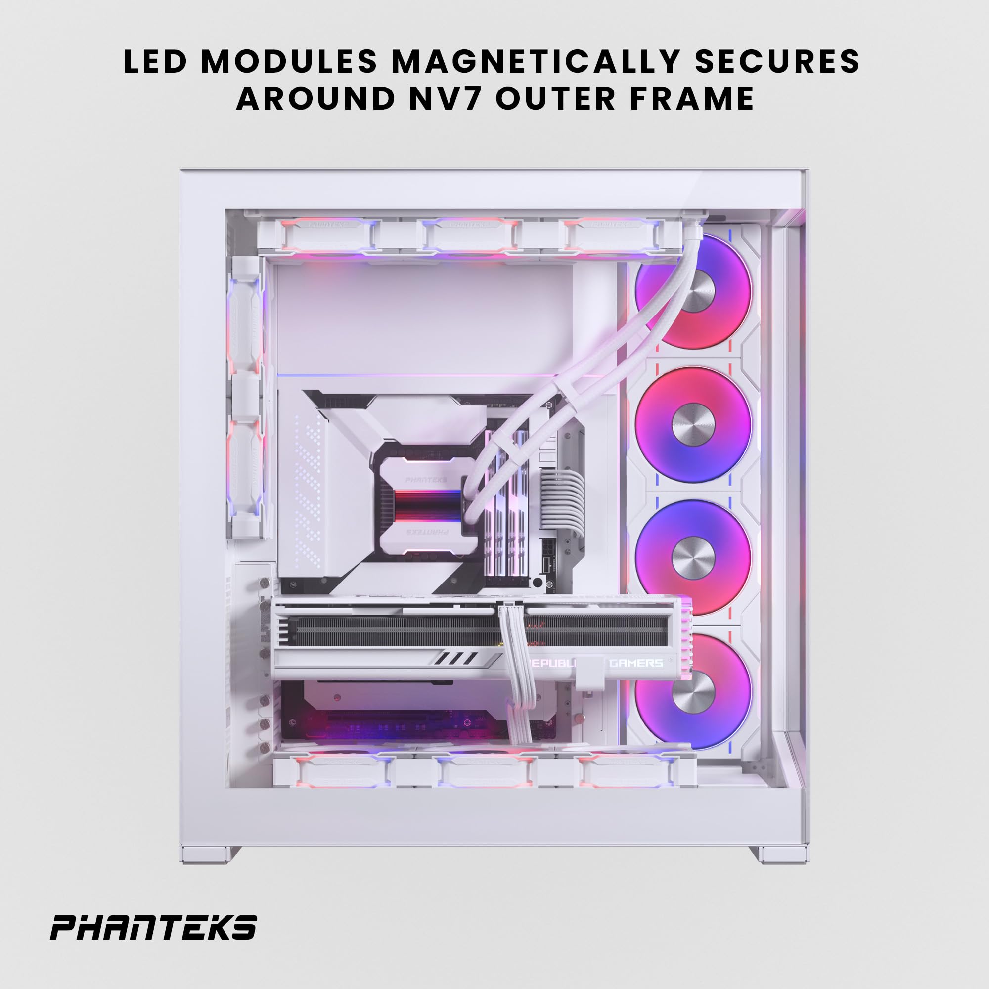Phanteks Nv7 Full Tower Kit Di Potenziamento Della Luce Rgb (phanteks Nv7 Led Kit - White)