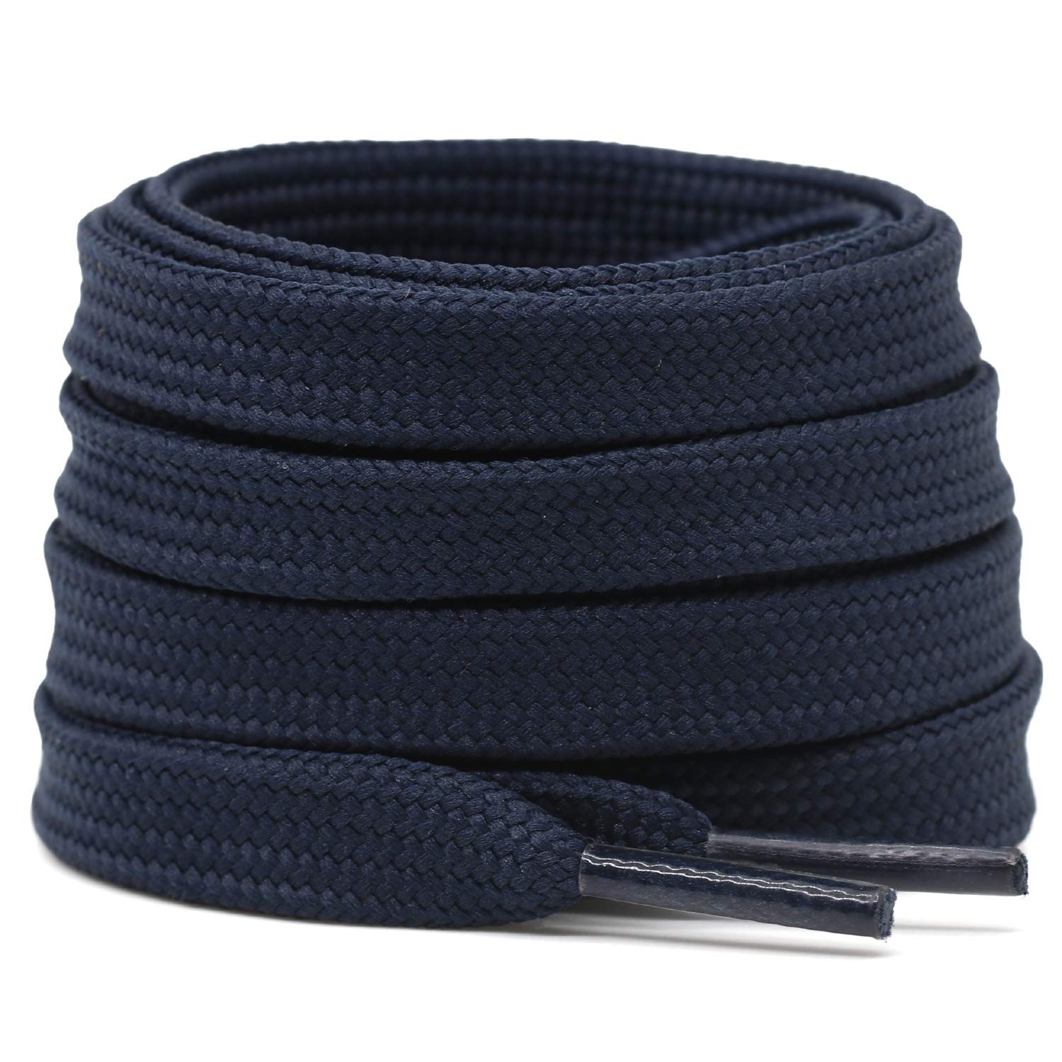 DELELESolid Flat Shoelaces Hollow Thick Athletic Shoe Laces Strings 2 Pair