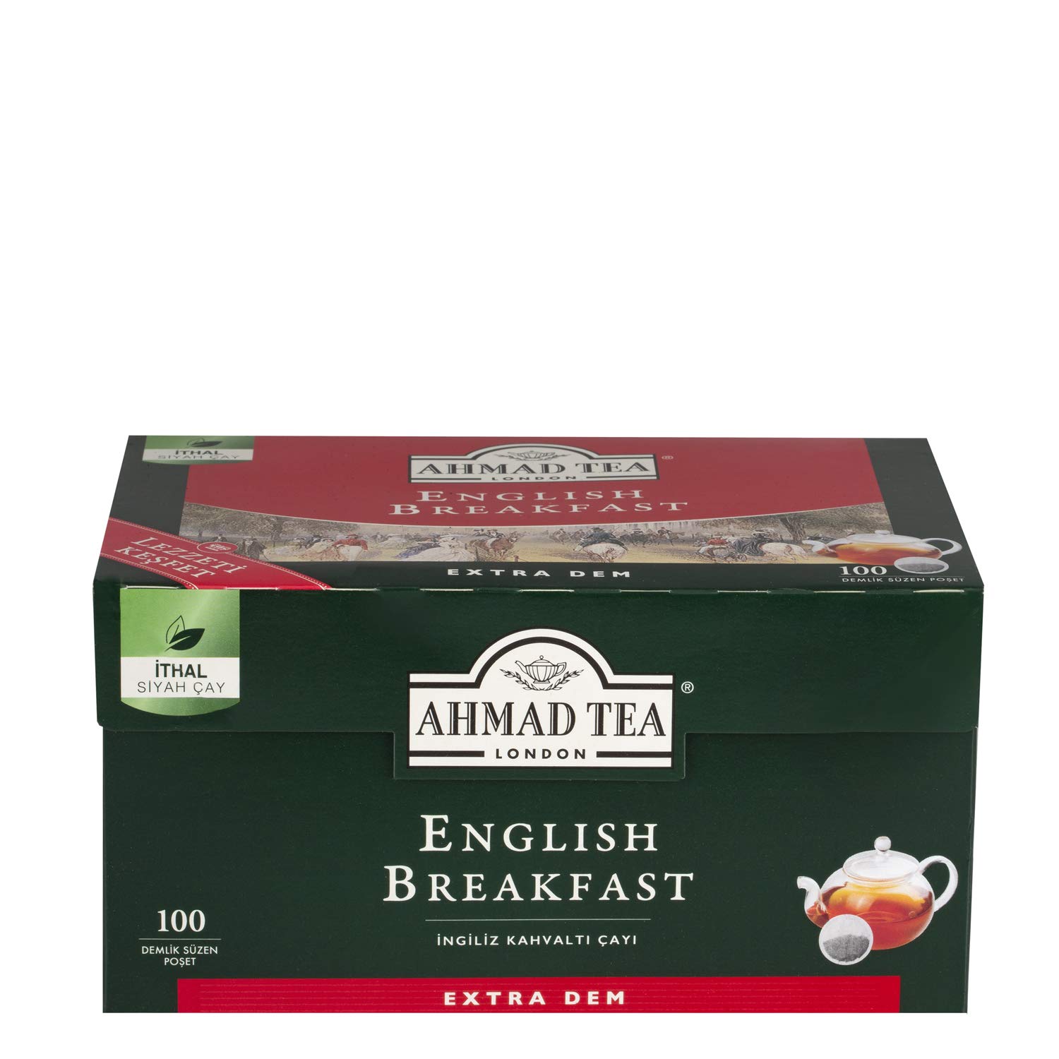 Ahmad Tea English Breakfast Demlik Poşet Çay (100'lü)