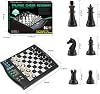 Talking Chess Academy Electronic Chess Set Magnetic Chess Game with Interactive Educational System, Advanced AI for Beginners to Improve Players, Perfect for Kids & Adults Simple and Noble