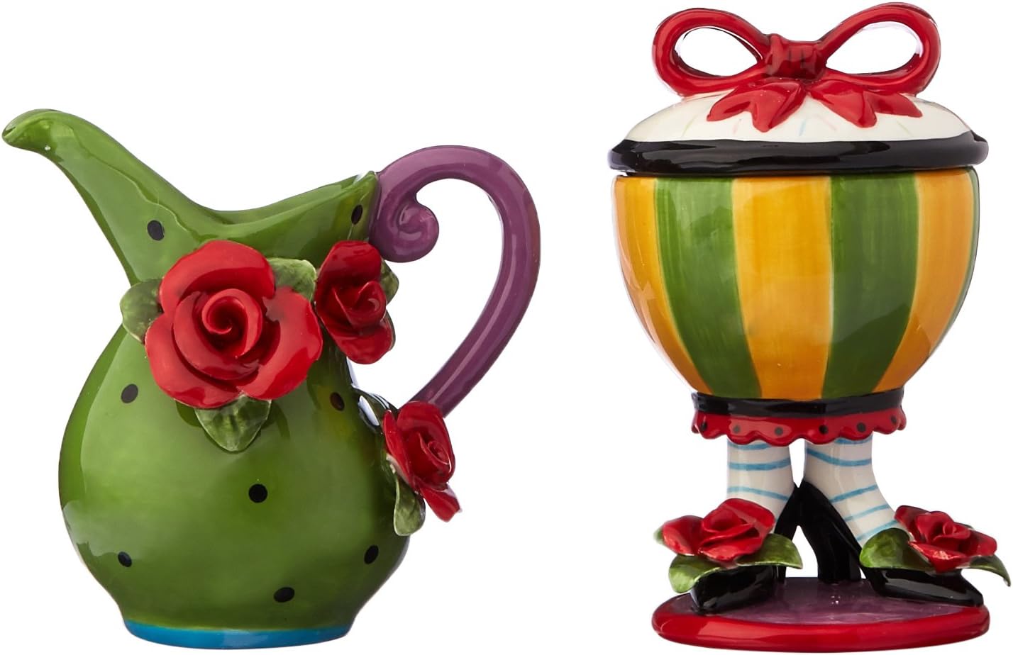 Appletree Design Sugar High Social Sugar and Creamer Set