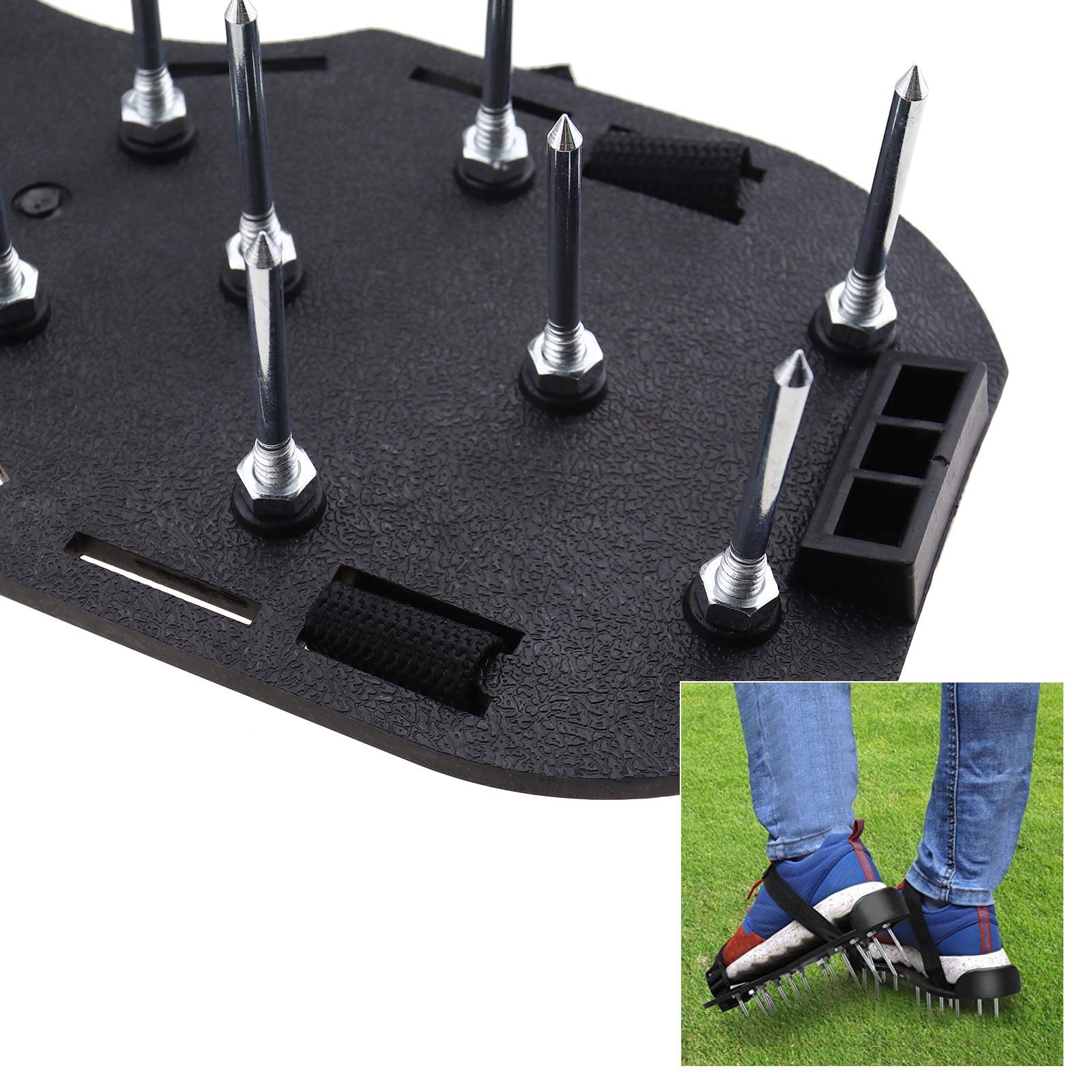 Punta Per Aeratore Manuale Per Prato Con 15 Punte In Ferro, Strumenti Per Aerazione Dell'erba Da Giardino Aeratore Manuale E Strumento Di Pulizia, 36" | Leroy Merlin - Foto 11