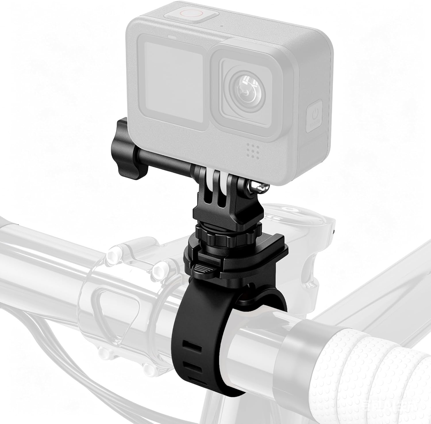 Quick Release Camera 360° Strap Mount Flexible Wrap Band for Bike Motorcycle Handlebar Stroller Treadmill Roll Bar Ski Pole Tube Holder for GoPro Hero, DJI Osmo Pocket 4/3, Insta360 Action Cameras