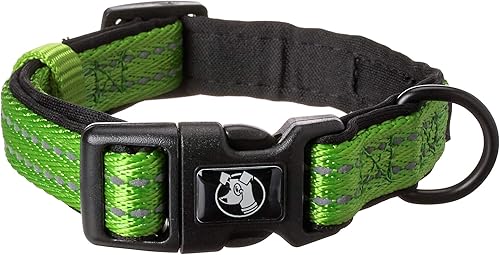 alcott Flexi Explorer Adventure - Collar para mascotas, pequeño, verde, CLR SM EX GR