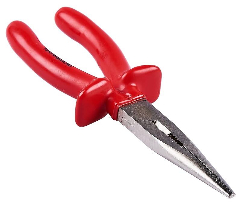 Alicate de Bico Longo Amtech B0425 de 200 mm com Cabo com Proteção contra Deslizamento