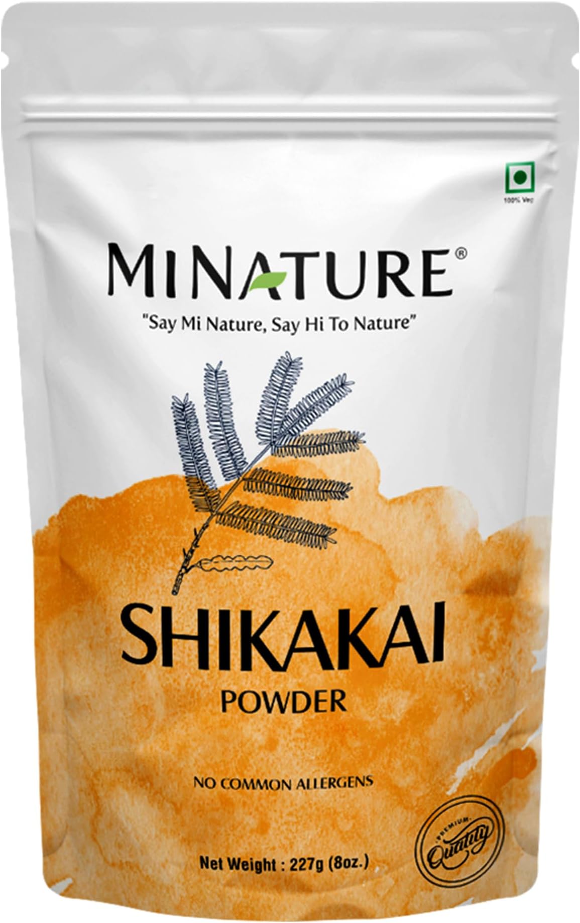 minature Shikakai (Acacia Concinna) Powder | Excellent Hair Conditioner & Cleanser| Frizzy Hair |For Men & Women Hair Pack| Suitable for All Hair Types| 227g (8 OZ)