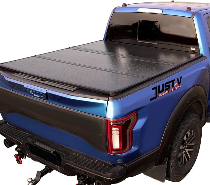 JUSTV Hard TriFold Truck Bed Tonneau Cover Replacement