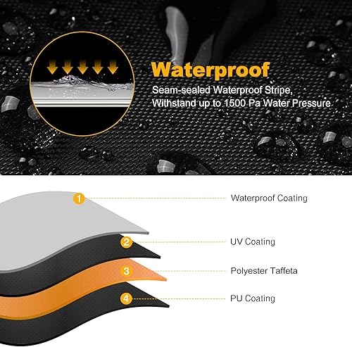 Miniatura 3 de Cubierta ATV impermeable de NEVERLAND resistente para todo tipo de clima, cubierta para cuatrimoto de 4 ruedas, cubierta para quad, protección UV
