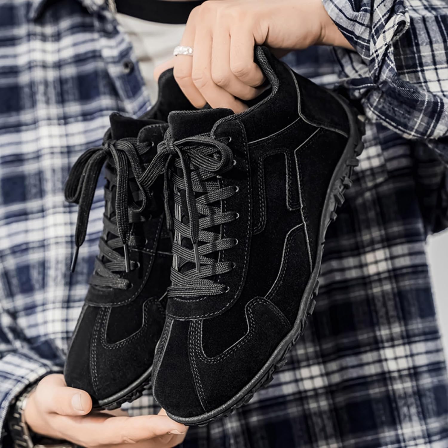 Men's Loafers Casual Flat Shoes Comfortable Walking Shoes Men's Fashionable Sneakers Great Matching Shoes Suitable for Walking Driving and Dating - Image 4