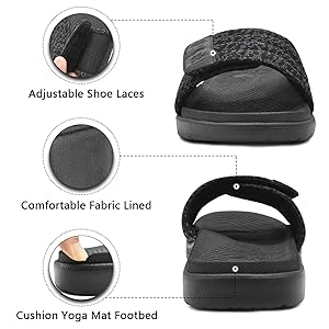 Sandali Uomo ONCAI - Ciabatte Spiaggia E Piscina | Punta Aperta, Suola In Schiuma | Taglie 40-49 - Foto 12