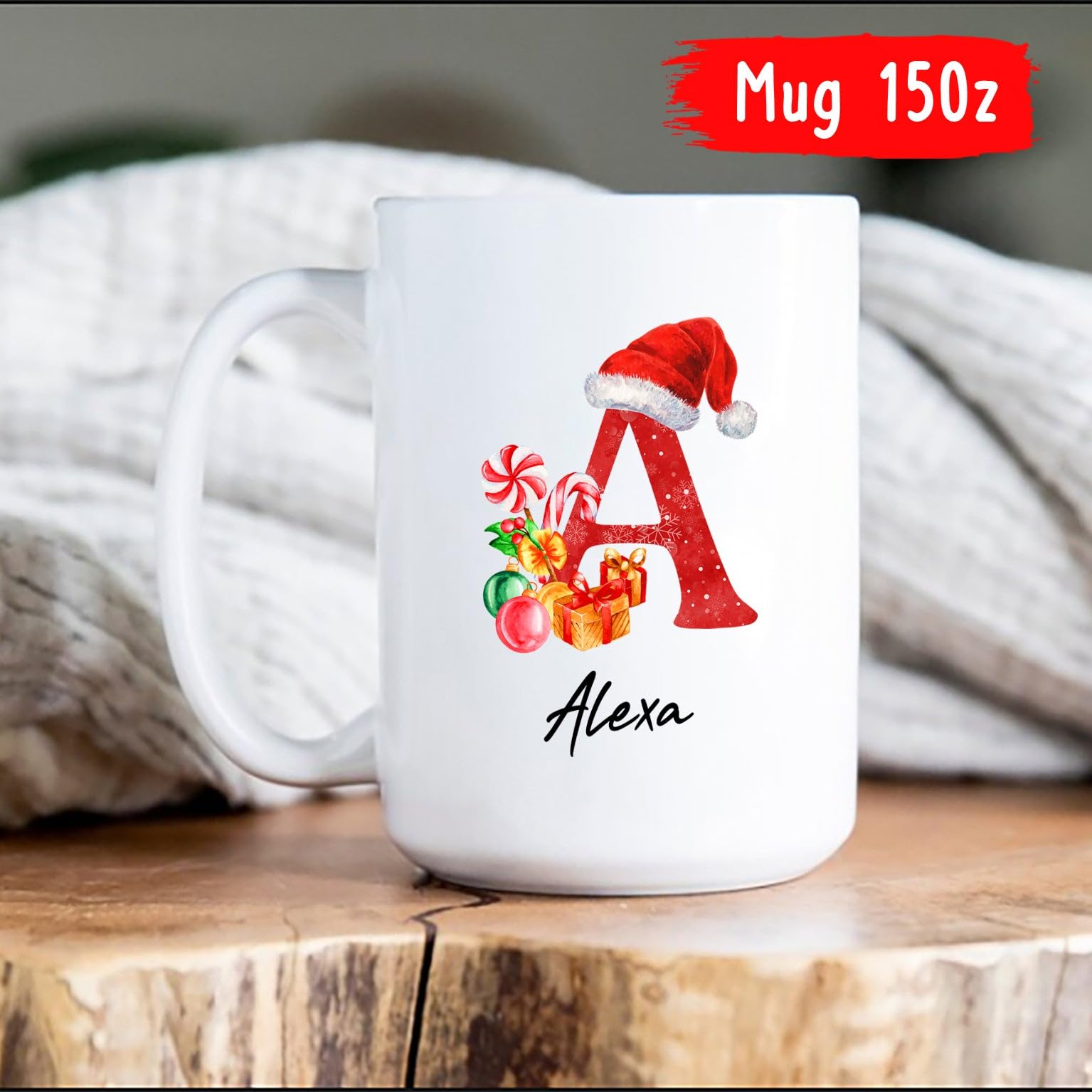 AiHeart - Regalos Con Monograma Para Mujer, Vaso Inicial Con Tapa, Regalos Personalizados, Regalo De Cumpleaños Para Mujeres, Taza De Viaje, Vaso De Café, Bonito Vaso Con Pajitas, Para Navidad, M