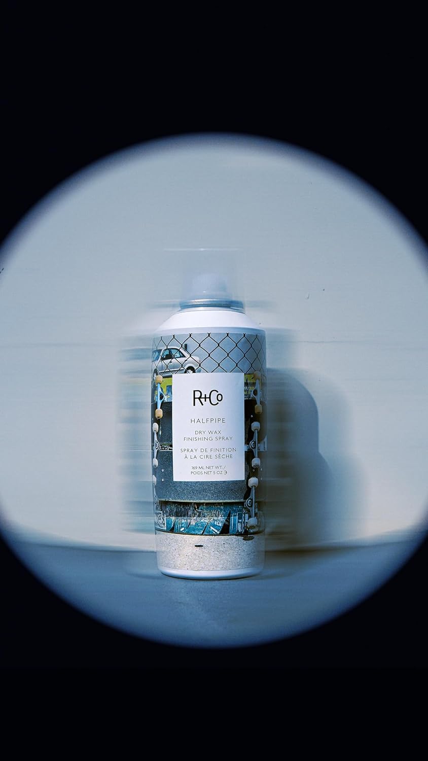 R+Co Halfpipe Dry Wax Finishing Spray | Workable Texture, Buildable Hold, Ultra-fine Mist | Vegan + Cruelty-Free | 5 Oz